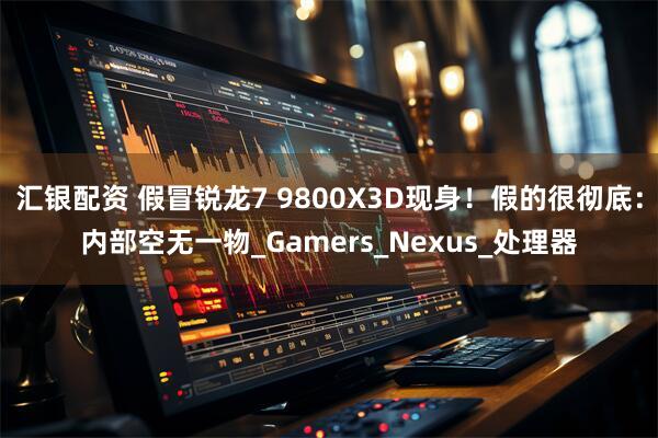 汇银配资 假冒锐龙7 9800X3D现身！假的很彻底：内部空无一物_Gamers_Nexus_处理器