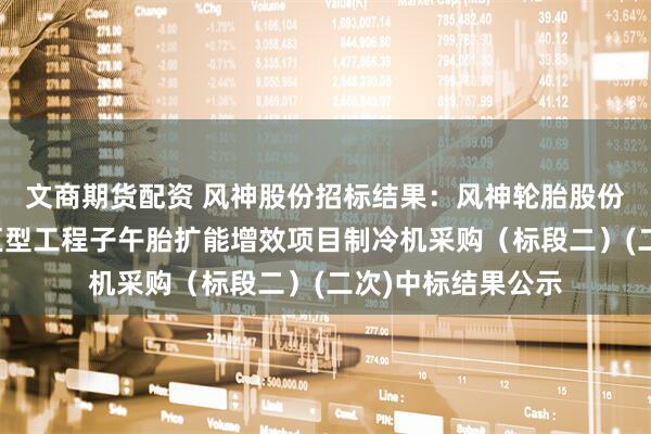 文商期货配资 风神股份招标结果：风神轮胎股份有限公司高性能巨型工程子午胎扩能增效项目制冷机采购（标段二）(二次)中标结果公示