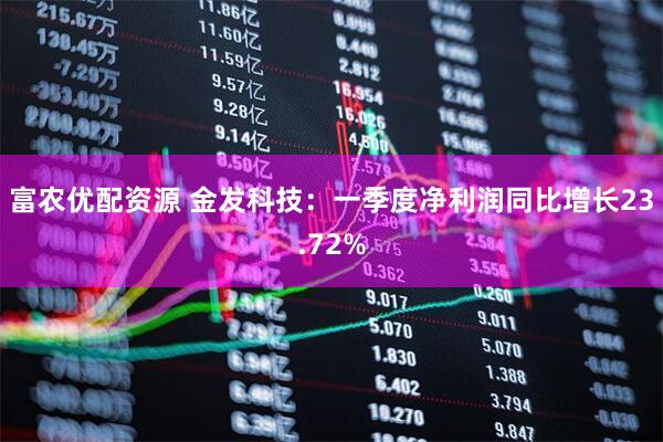 富农优配资源 金发科技：一季度净利润同比增长23.72%